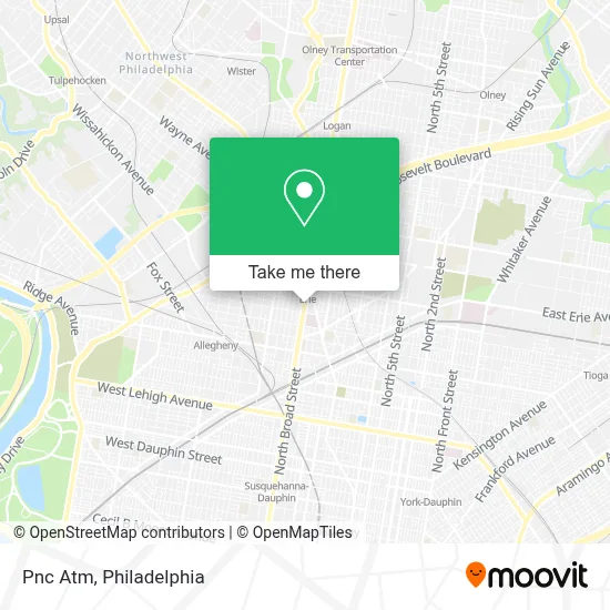 Pnc Atm map
