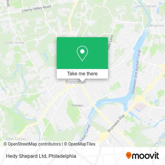 Hedy Shepard Ltd map