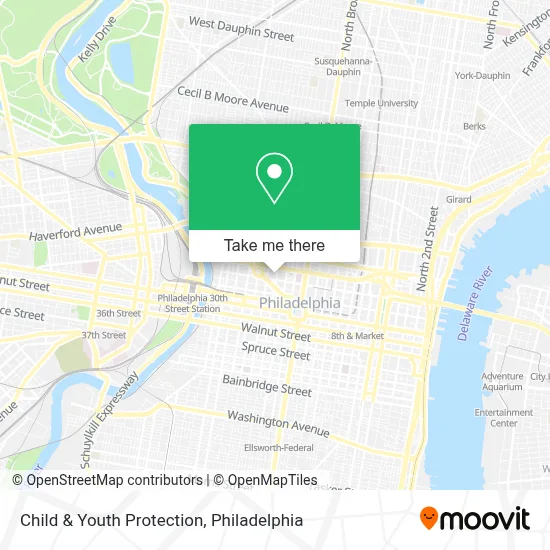 Child & Youth Protection map