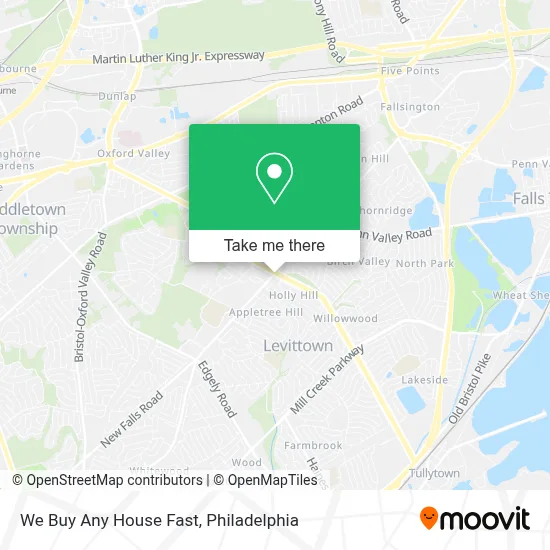 We Buy Any House Fast map