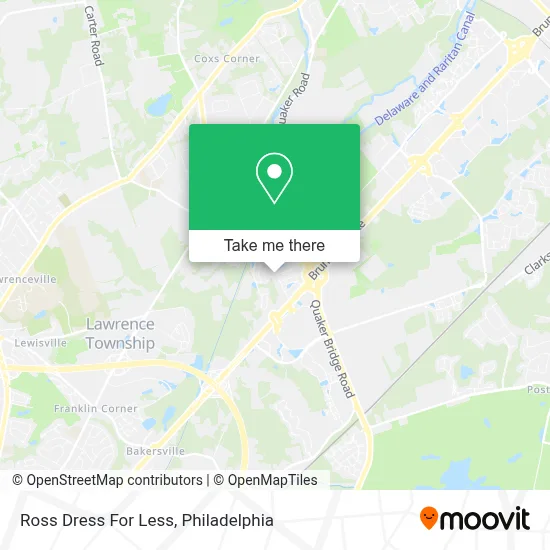 Ross Dress For Less map