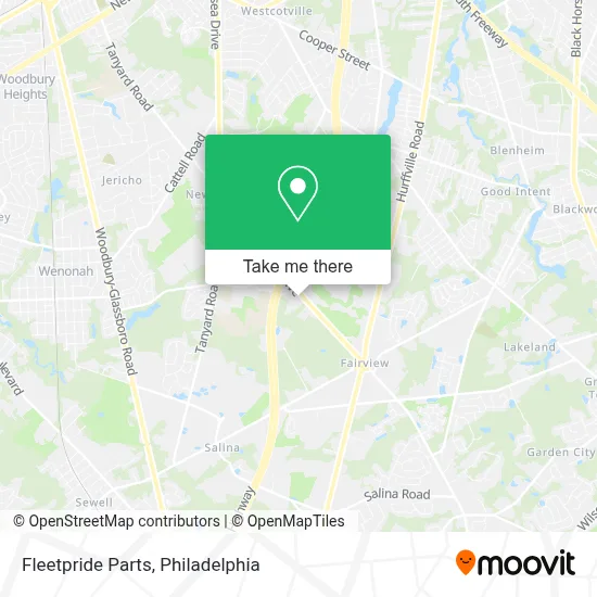 Fleetpride Parts map