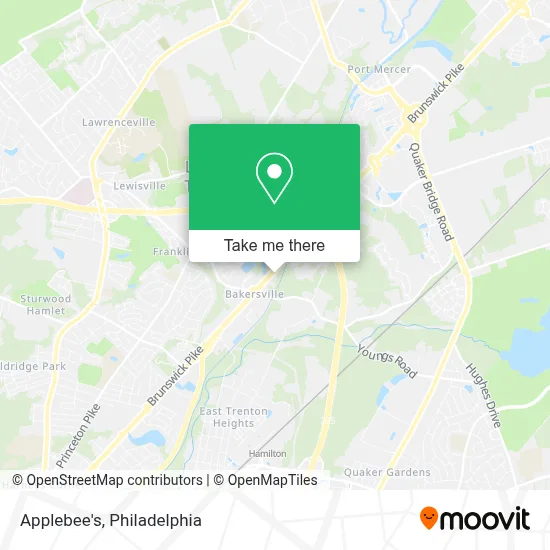 Applebee's map