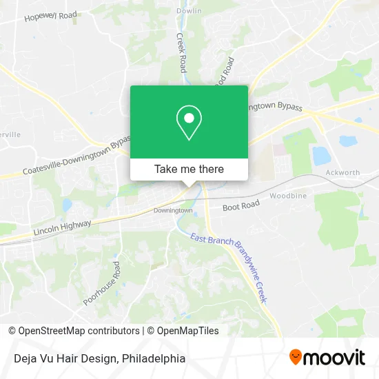 Deja Vu Hair Design map