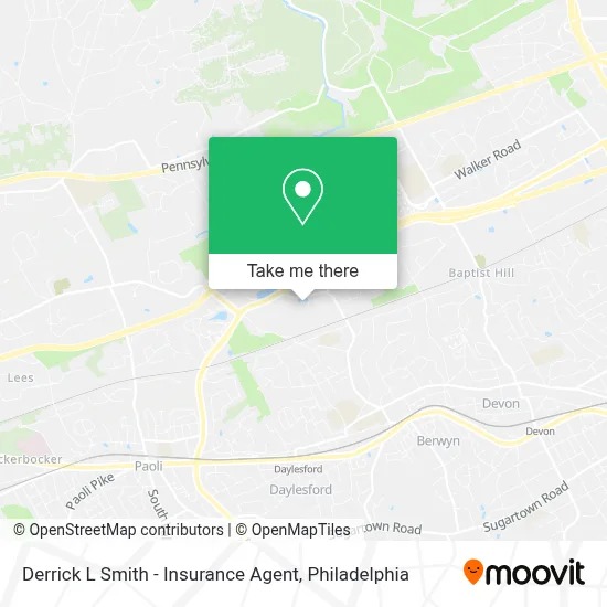 Derrick L Smith - Insurance Agent map