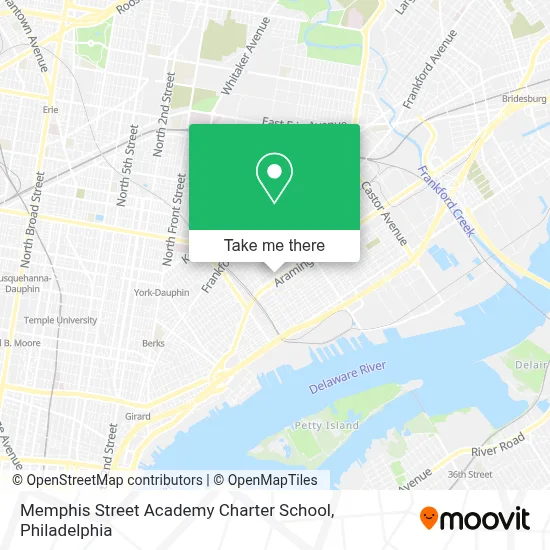 Memphis Street Academy Charter School map