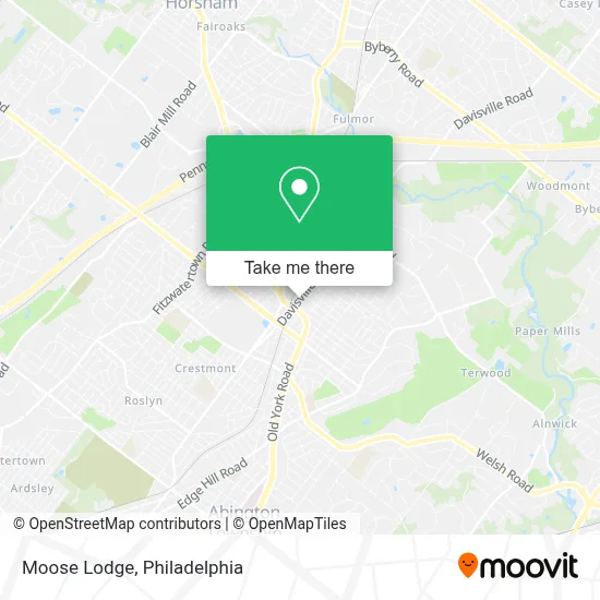 Moose Lodge map