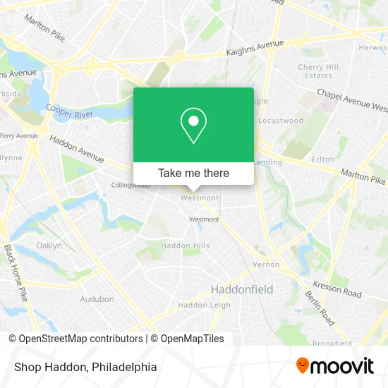 Shop Haddon map