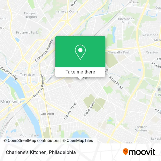Charlene's Kitchen map