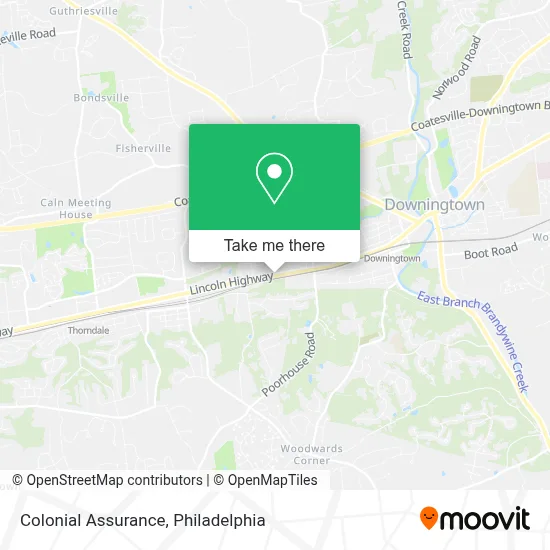 Colonial Assurance map