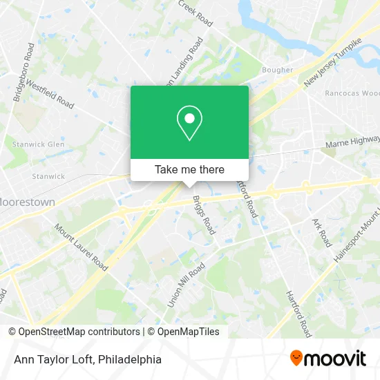 Ann Taylor Loft map