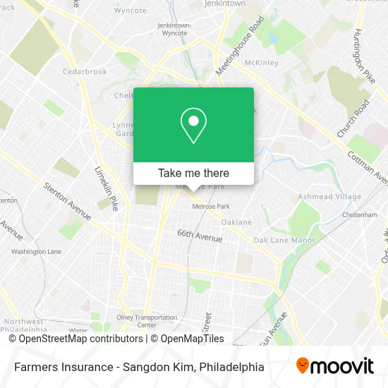 Farmers Insurance - Sangdon Kim map