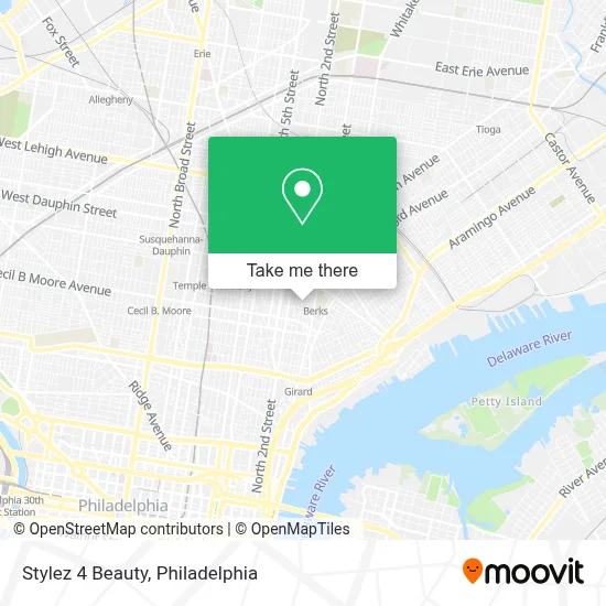 Stylez 4 Beauty map