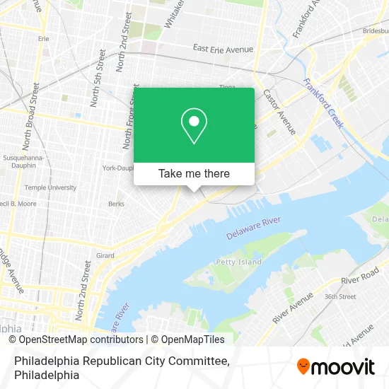 Philadelphia Republican City Committee map