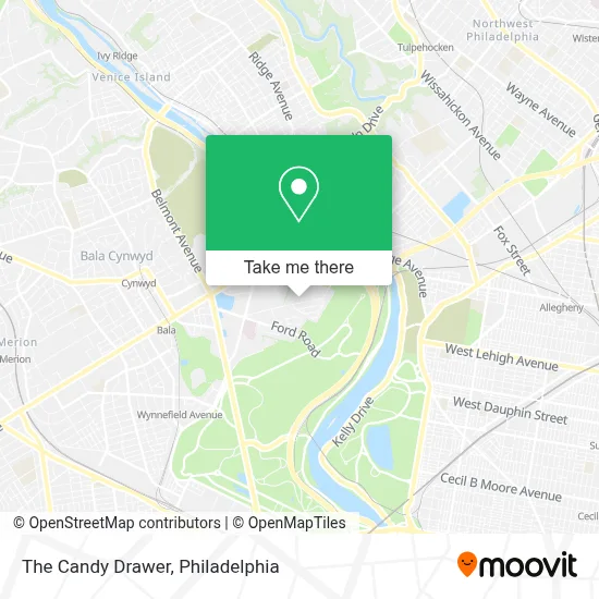 The Candy Drawer map