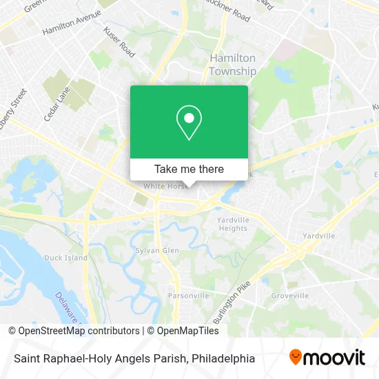 Saint Raphael-Holy Angels Parish map