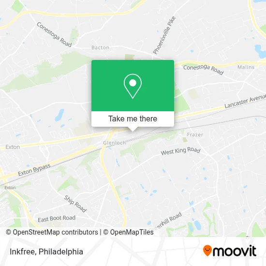 Inkfree map