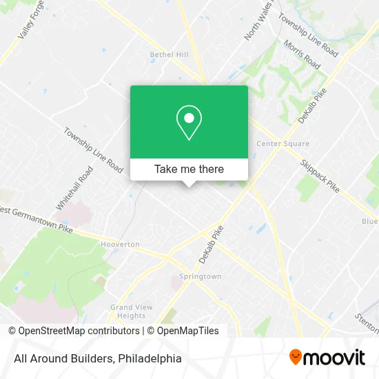 All Around Builders map