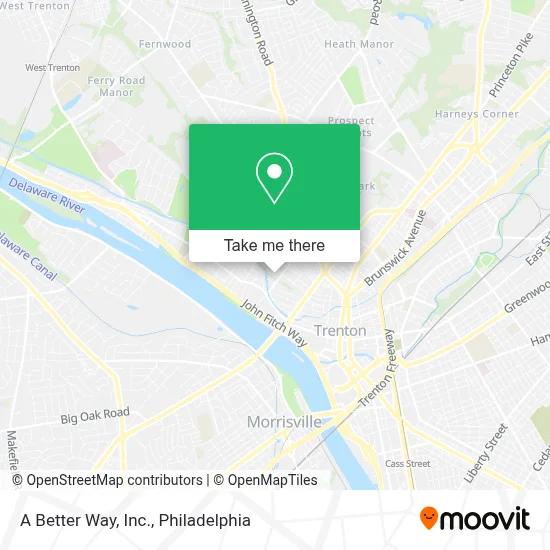 A Better Way, Inc. map