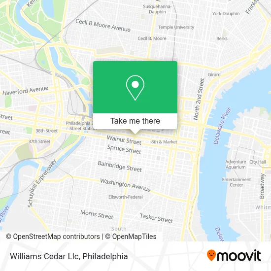 Williams Cedar Llc map
