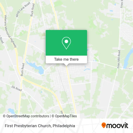 First Presbyterian Church map