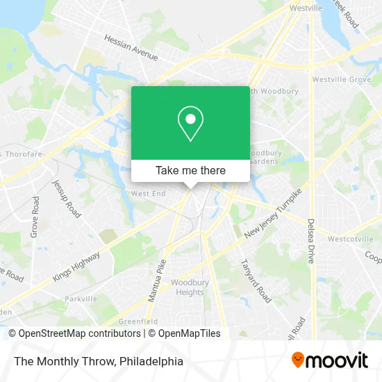 The Monthly Throw map