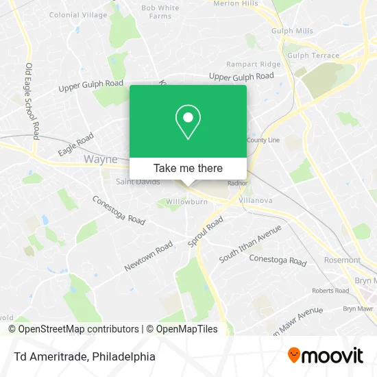 Td Ameritrade map