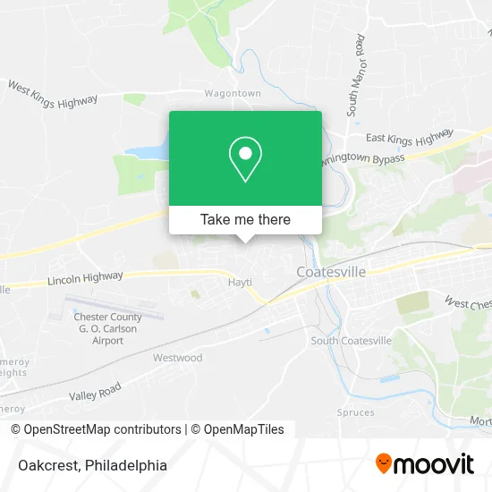 Oakcrest map