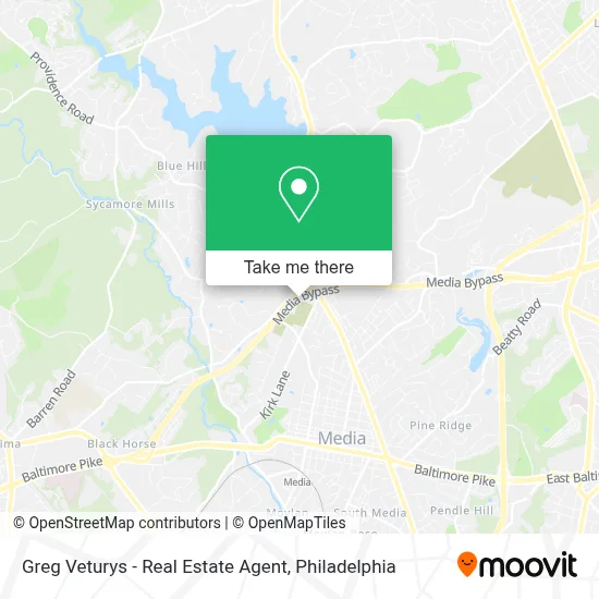 Greg Veturys - Real Estate Agent map