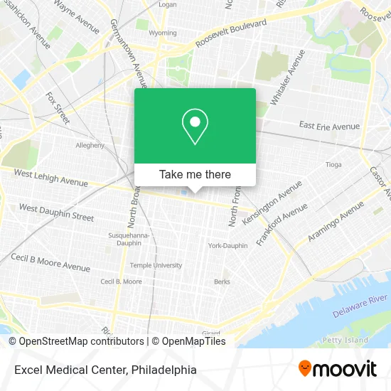 Excel Medical Center map