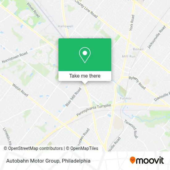 Autobahn Motor Group map