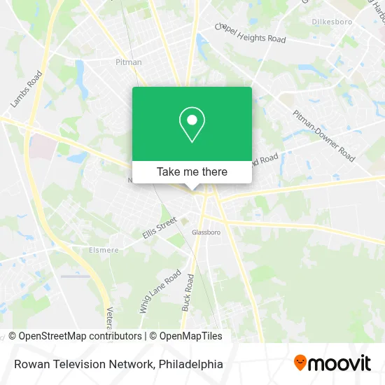 Rowan Television Network map