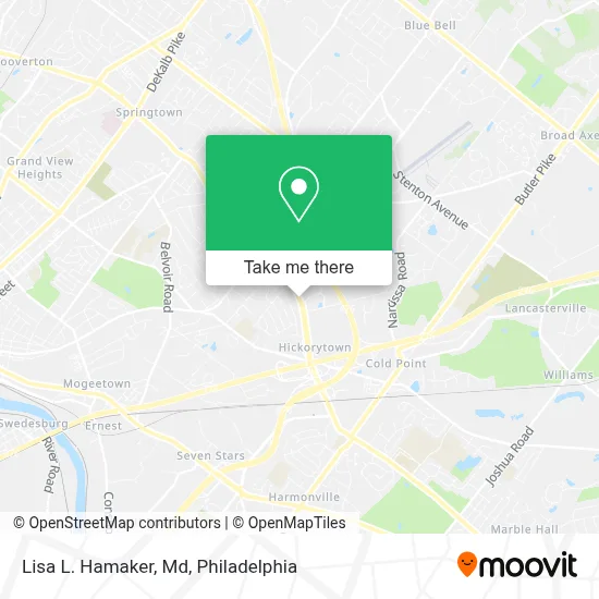 Lisa L. Hamaker, Md map