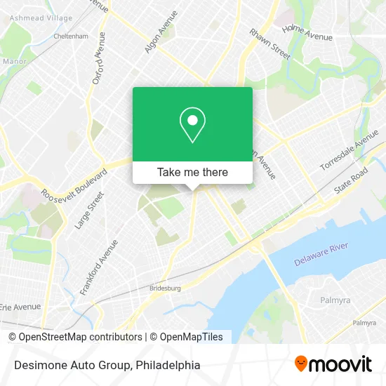 Desimone Auto Group map