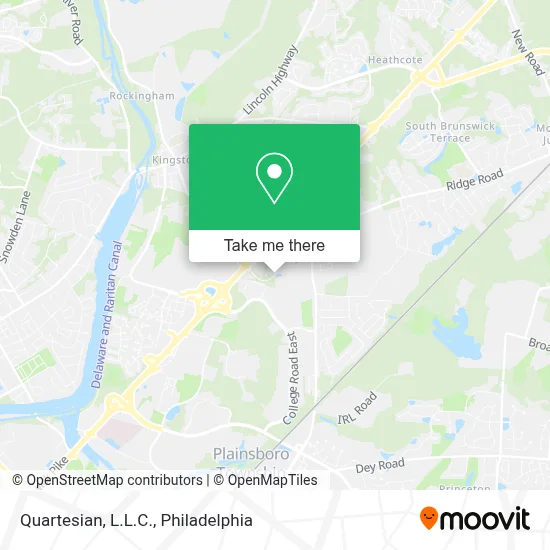 Quartesian, L.L.C. map