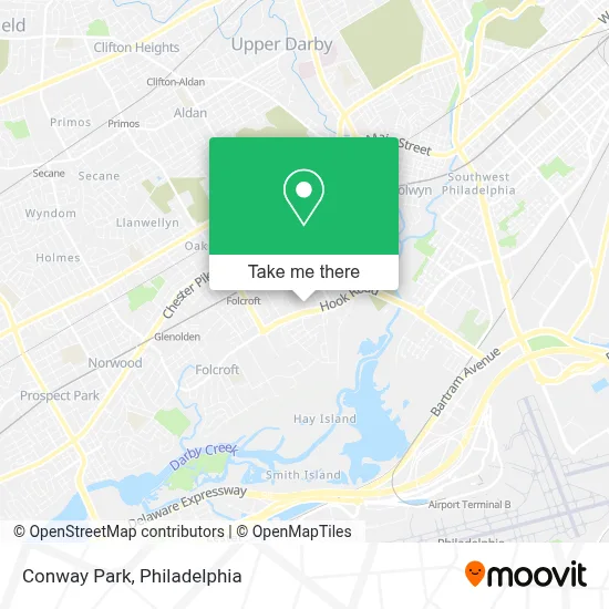 Conway Park map