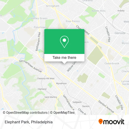 Elephant Park map