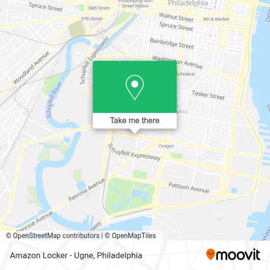 Amazon Locker - Ugne map