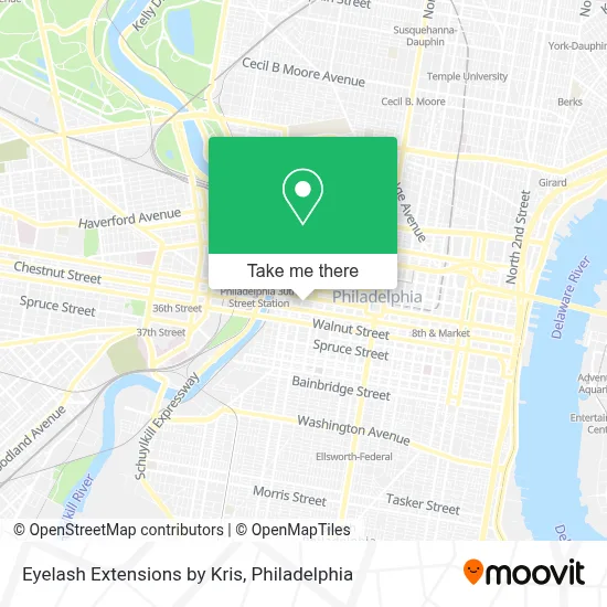 Eyelash Extensions by Kris map