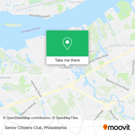 Senior Citizens Club map