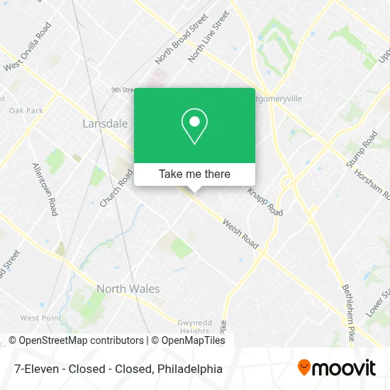 7-Eleven - Closed - Closed map
