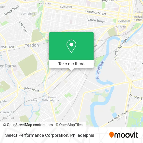 Select Performance Corporation map