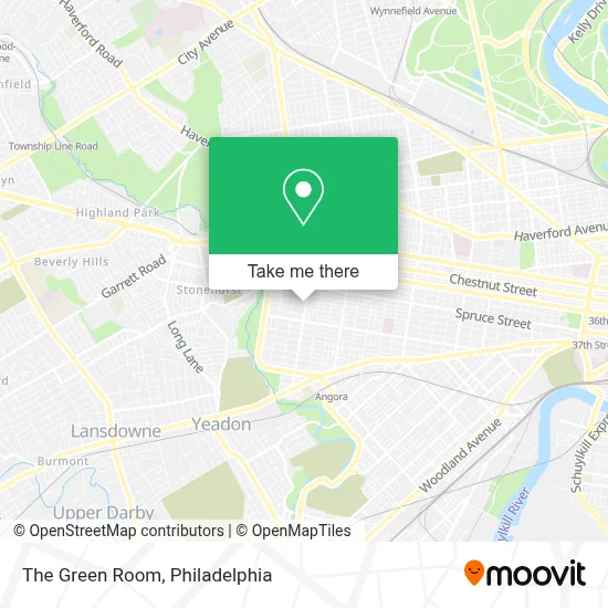The Green Room map