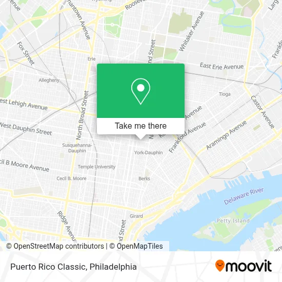Puerto Rico Classic map