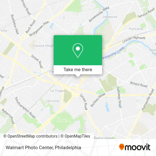 Walmart Photo Center map