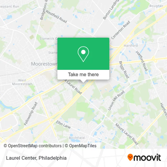 Laurel Center map
