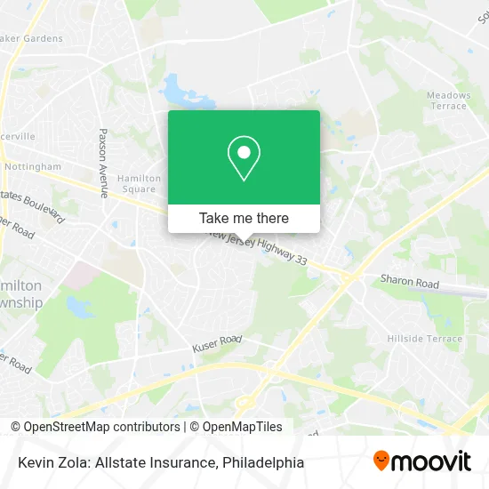Kevin Zola: Allstate Insurance map