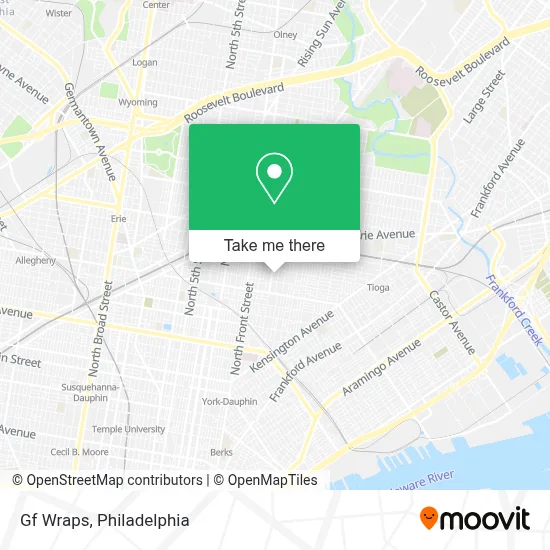 Gf Wraps map