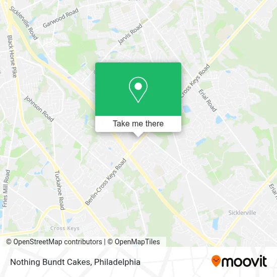 Nothing Bundt Cakes map