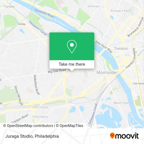 Juraga Studio map